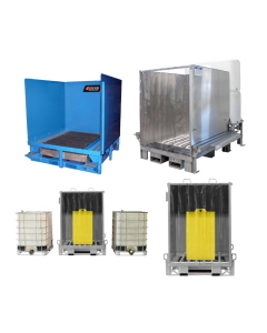 Mobile Wash Stations contain hazardous wastewater associated with washing forklift batteries, complying with EPA regulations.