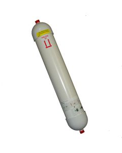 Replacement cartridge for water deionizing system.