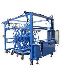 Pair the SWT with any configuration of BHS's Parallel Reel Payout (PRP) to pay out multiple cables to multiple compartment reels at once.