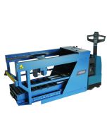 Convert your existing pallet truck into a portable battery changer with Automatic Transfer Carriage. 