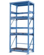 Triple Stack System Stands provide the ideal location to charge, store, and exchange lift truck batteries with convenience and ease.
