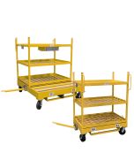 Industrial Trailers provide versatile material handling for order picking, line feeding, putaway, and other intralogistics tasks