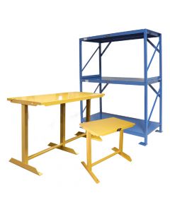 Keep forklift chargers in a safe and convenient location with the CS Series battery charger stands from BHS.