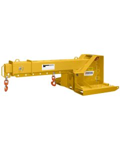 Lift heavy equipment, freight, and other industrial materials with the Manual Pivoting Jib Boom