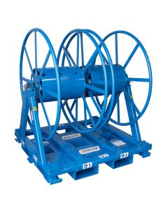 the PV Wire Reel Payout is the perfect solution for wiring solar plants with a minimum of material handling