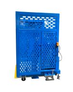 Guarding is included to protect operator during tilt cycle