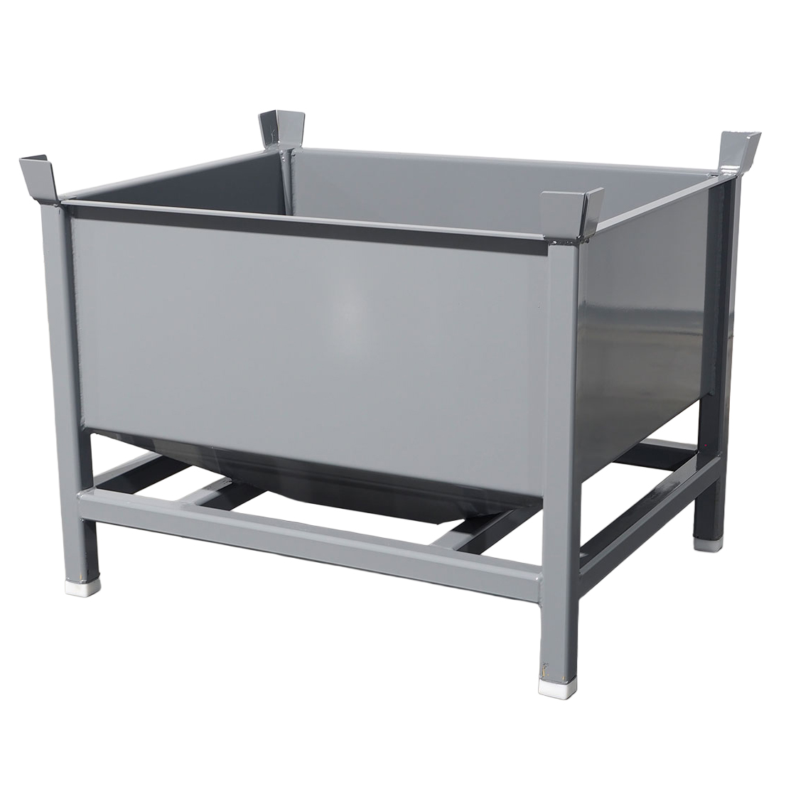 steel material transfer bin