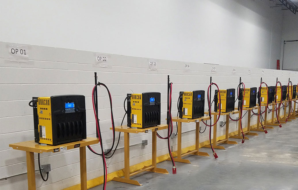 forklift charging stations